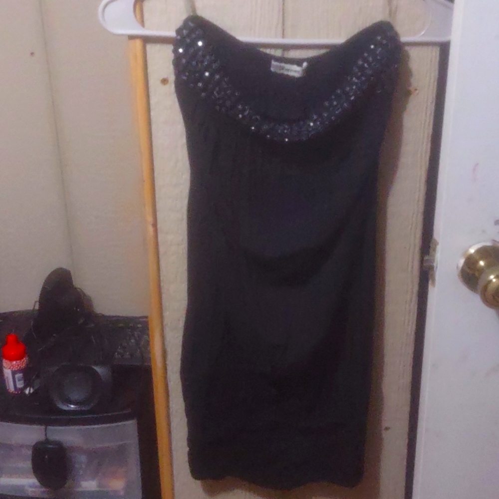 Black strapless dress Forever 21